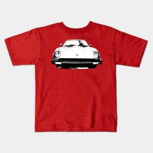 Datsun 280ZX classic car monoblock black/white Kids T-Shirt